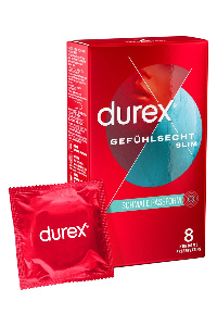 Durex Gefühlsecht Slim fit 8 condooms
