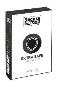 Secura extra safe condooms 48x