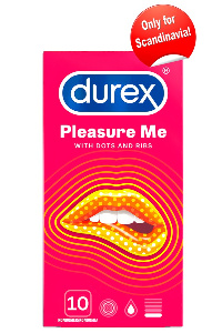 Durex 10 pleasure me condooms met glijmiddel