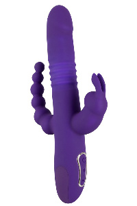 Sweet smile -stuwende vibrator + een clitoris & anale vibrator