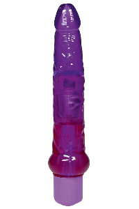 Jelly anal vibrator paars