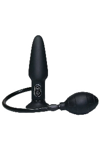 Opblaasbare anaal plug met vibratie