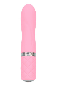 Flirty mini vibrator met traploze vibratie roze