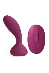 Julie ergonomisch gebogen buttplug voor prostaatmassage - violet