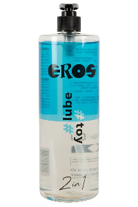 Eros 2 in1 waterbasis glijmiddel - persoonlijk en sextoys 1 liter