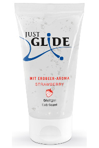 Just glide strawberry waterbasis glijmiddel 50 ml