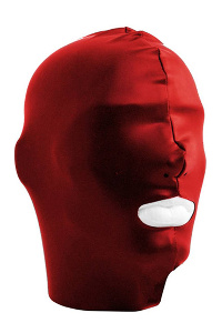 Mister b datex masker open mond - rood