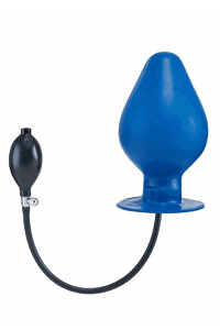Opblaasbare vortex buttplug - blauw xl