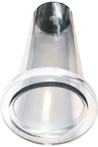 La pump elliptische peniscilinder 5,0 x 23 cm