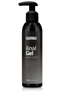 CoolMann anaal gel glijmiddel op waterbasis 150 ml