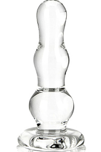 Glas - glazen butt plug 10,2 cm