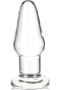 Glas - glazen butt plug 8,9 cm