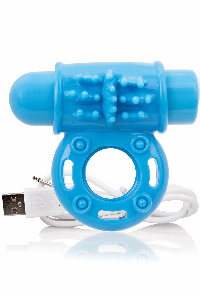 The screaming o - charged owow vibe ring blauw