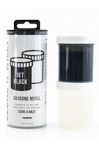 Clone-a-willy - refill jet black silicone