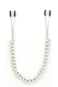 Sportsheets - sincerely pearl chain nipple clips