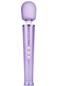 Le wand - petite oplaadbare vibrerende massager paars