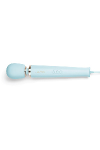 Le wand - krachtige plug-in vibrerende massager blauw