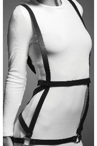 Bijoux indiscrets - maze arrow dress harness zwart