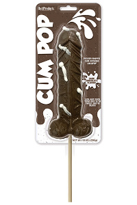 Pure chocolade sperma lolly