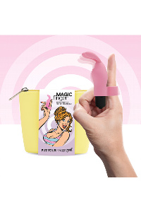 Feelztoys - magic finger vibrator roze