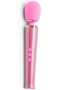 Le wand - petite all that glimmers oplaadbare vibrerende massager roze