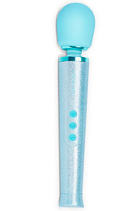 Le wand - petite all that glimmers oplaadbare vibrerende massager blauw