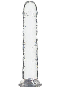 Addiction - crystal addiction 20 cm vertical clear tpe