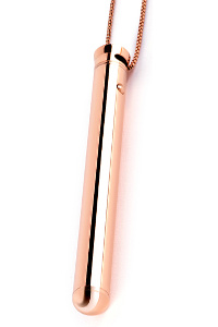 Le wand - vibrating necklace rose gold