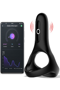 Magic motion - rise smart wearable cockring black