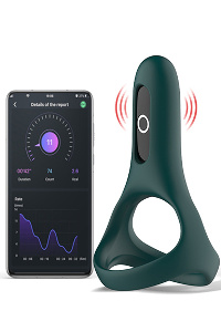 Magic motion - rise smart wearable cockring green