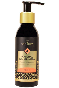 Sensuva - natural waterbasis glijmiddel perzik 125 ml
