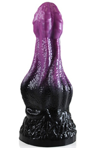 Hellhound hydra dildo - zwart paars