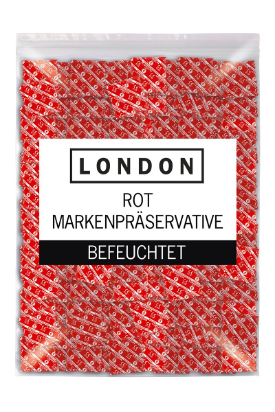 London condooms rood 1000x - afbeelding 2