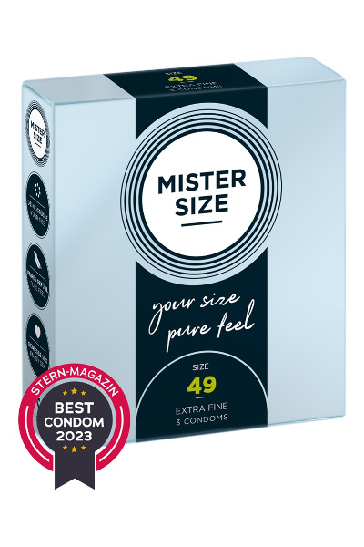 Condooms mister size 49mm pak van 3x