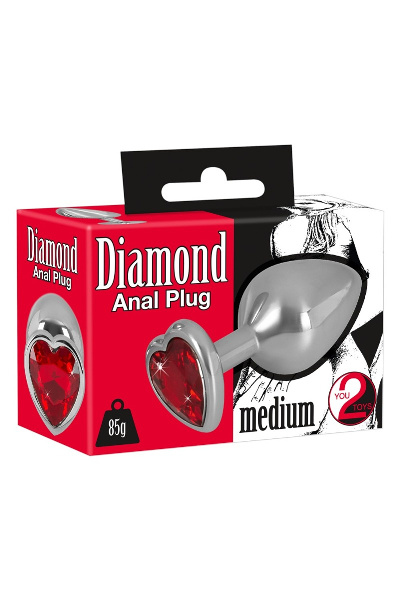 Diamond butt plug medium - afbeelding 2