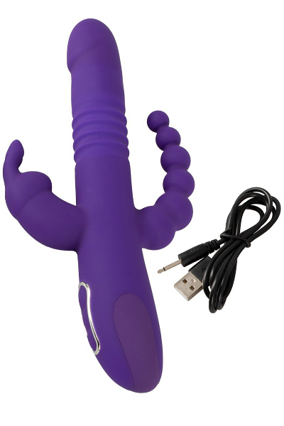 Sweet smile -stuwende vibrator + een clitoris & anale vibrator - afbeelding 2