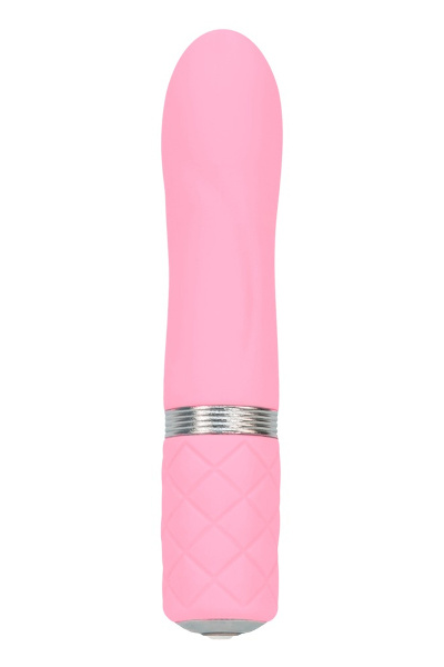 Flirty mini vibrator met traploze vibratie roze