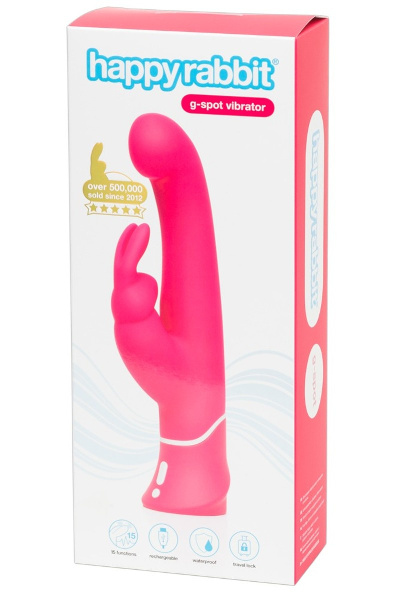 Happy rabbit g-spot vibrator pink - afbeelding 2