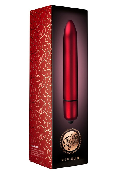Rouge allure mini staaf vibrator - rood - afbeelding 2