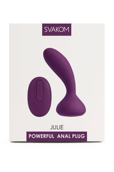 Julie ergonomisch gebogen buttplug voor prostaatmassage - violet - afbeelding 2