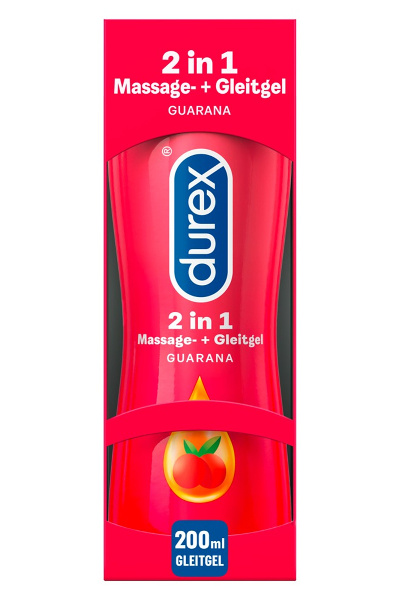 Durex play 2in1 massage glijmiddel guarana 200ml - afbeelding 2