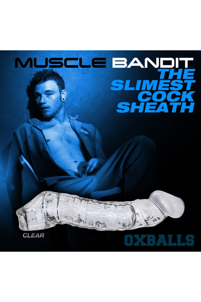 Oxballs MUSCLE BANDIT dunste Muscle cocksheath - Helder - afbeelding 2