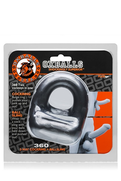 Oxballs 360 cockring ball sling staal - afbeelding 2