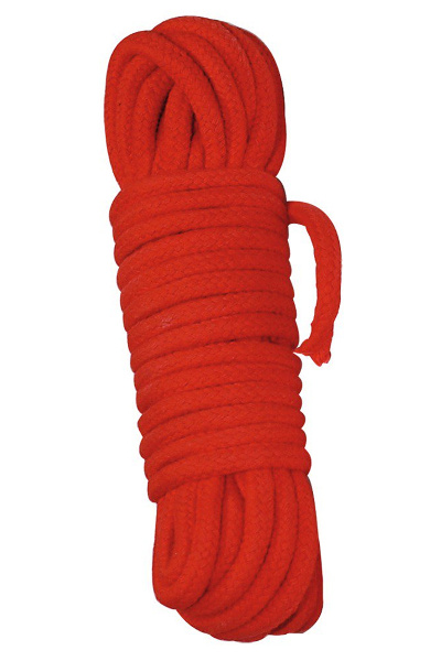 Bondage touw rood 10  meter
