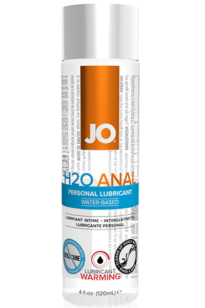 System jo - anaal h2o glijmiddel warm 120 ml