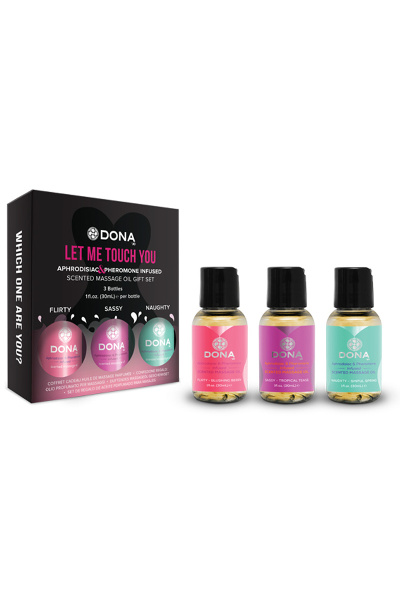 Dona - massage gift set scented (3 x 30 ml)