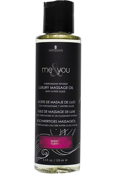 Sensuva - me & you berry flirty massage olie 125 ml