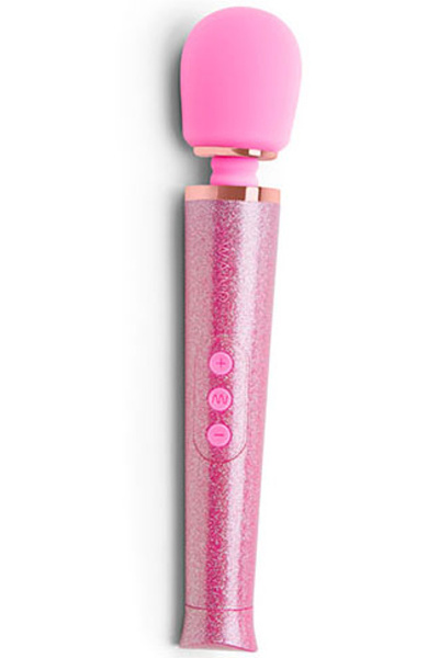 Le wand - petite all that glimmers oplaadbare vibrerende massager roze