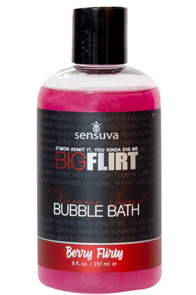 Sensuva - big flirt pheromone bubble bath berry flirty 237 ml